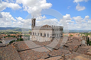 Wonderfull Consuls Palace in Gubbio. Umbria