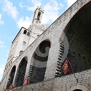 Wonderfull Consuls Palace in Gubbio. Umbria