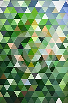 Wonderfully designed patterns of triangles and squares photo