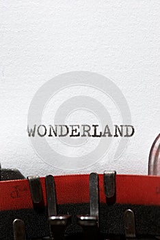 Wonderland concept view