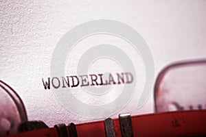 Wonderland concept view