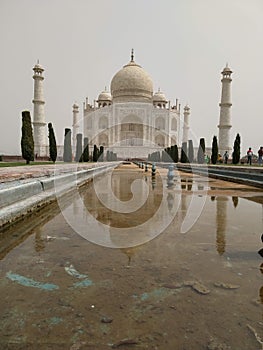 Wonders of world, the Taj Mahal in agra