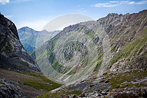 Wonerful landscape of Tien Shan Mountains