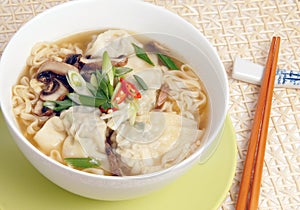 Wonton Noodle Soup