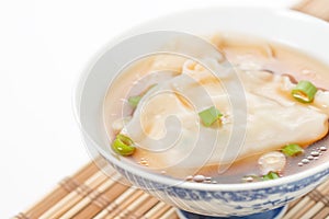 Wonton Soup Closeup