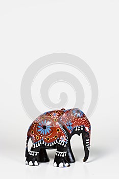 Wood African Elephant - Small