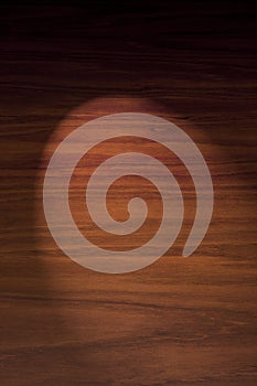 Wood Background With Spotlight