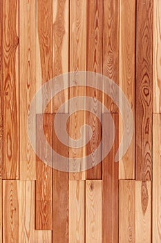 Wood background texture of board surface. Brown wooden grunge plank. Timber grain material pattern of vintage table