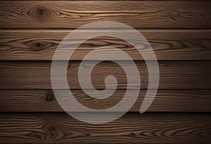 Wood background or texture Horizontal brown wooden texture for background. Dark brown old wooden background