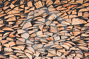 Wood background texture logs firewood