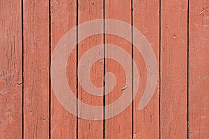 Wood background texture. Wooden surface, old boards, red-brown paint, blank retro template for advertising lettering