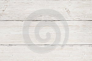 Wood Background, White Wooden Grain Texture, Planks Table