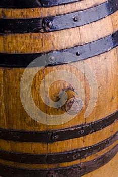 wood barrel