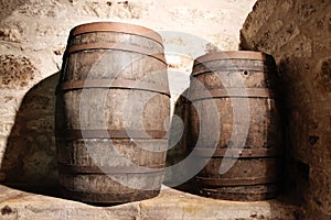 Wood barrel