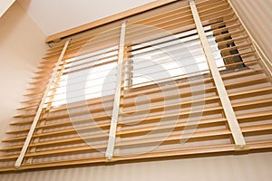 Wood blinds photo