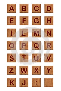 Wood Blocks Alphabet 2 photo