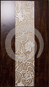 Wood board for decoration and interiors