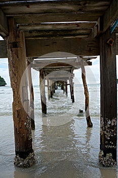 Wood bridge