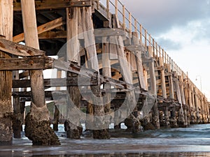 Wood bridge