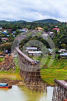 Wood bridge break