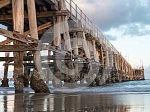 Wood bridge