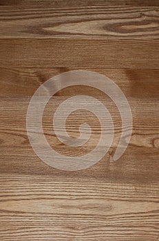 Wood brown grain texture, dark wood wall background, top view of wooden table