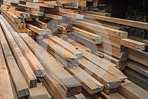 Wood building planks