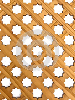 Wood carved decorative panel