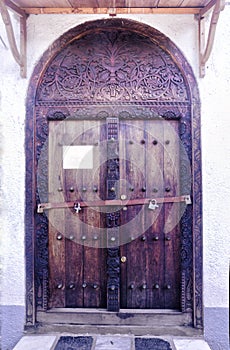 The Wood carved Portal