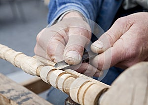 Wood carving