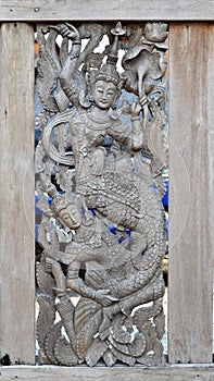 wood carving