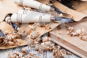 Wood carving tools