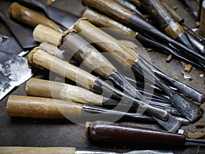 Wood carving tools