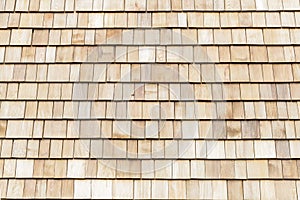 Wood cedar shingles for roof or wall