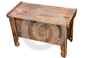 Wood coffer