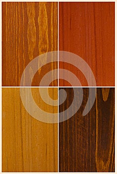 Wood color swatches