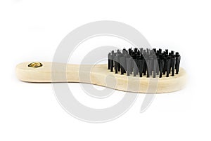 Wood combs isolated .