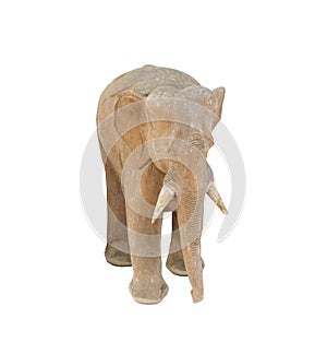 Wood craft asia elephant sculpture, handmade wood elephant