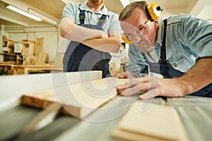 Wood Cutter Closeup