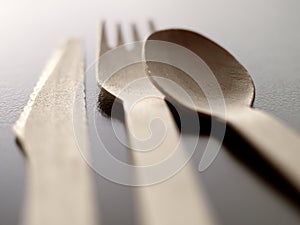 Wood disposable cutlery