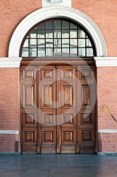 Wood door photo