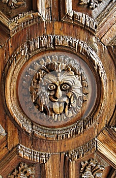 Wood Door Face La Valenciana Guanajuato