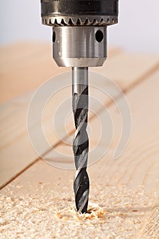 Wood drill bit and head