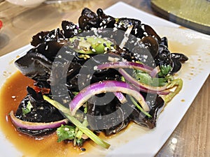 Wood Ear Mushroom Salad, refreshing Chinese appetizer