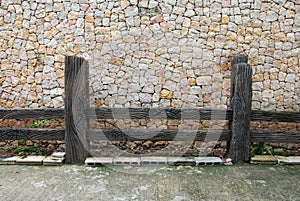 Wood fence and wall in Hatyai