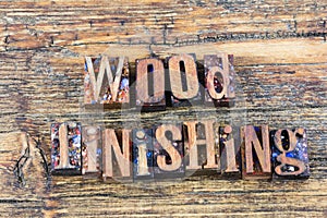 Wood finishing craft craftsmanship sign shop woodwork photo