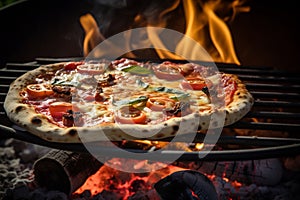 Wood-Fired Pepperoni Pizza