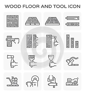 Wood floor icon