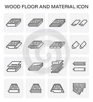 Wood floor icon