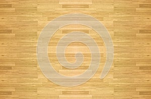 Wood floor parquet hardwood maple basketball court floor viewed